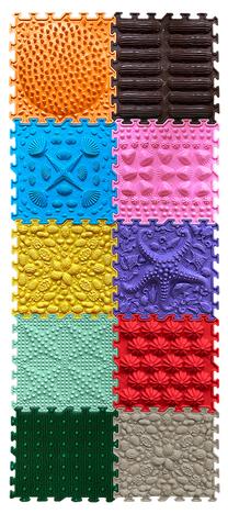 Коврик для малышей - пазл ORTONATURE Morning Miracle, 10шт.-25 см x 25 см