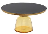 Kohvilaud Miloo Fungo, kuldne v./must v./kollane v., 75 cm x 75 cm x 53 cm