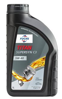 Motoreļļa Fuchs Titan Supersyn C3 5W - 40, sintētiskais, 1 l