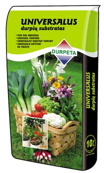 Kūdras substrāts dārzeņi/lauku puķes Durpeta, 10 l
