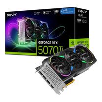 Видеокарта PNY GeForce RTX 5070 Ti EPIC-X RGB OC, 16 ГБ, GDDR7