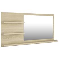 Spogulis VLX 805018, stiprināms, 90 cm x 45 cm, gaiši brūna krās.