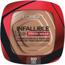 Kompaktinė pudra L’Oréal Paris Infaillible 24h Fresh Wear Compact, 300 amber, 9 g