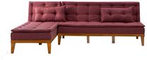 Sofa-lova Hanah Home Fuoco 867UNQ1464, raudona sp., kairinė, 155 x 225 cm x 78 cm