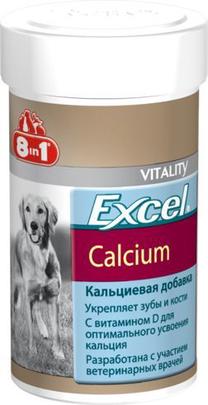 Maisto papildas šunims 8in1 Exel Calcium, 0.1 kg