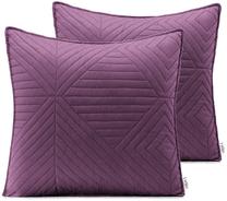 Pagalvės užvalkalas Restilo Softa, šviesiai violetinė/violetinė, 45 cm x 45 cm