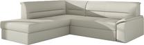 Kampinė sofa Elano Soft 33, šviesiai ruda sp., kairinė, 255 x 212 cm x 90 cm