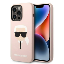 Telefono dėklas Karl Lagerfeld KLHMP14LSLKHLP, rožinė sp., Apple