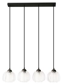 Lampa griesti Candellux Lighting Valeria 34-58232, E27, 4 x 40 W, caurspīdīga krās. / melna krās.