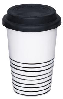 Krūzīte Maku, balta krās./melna krās., 0.4 l