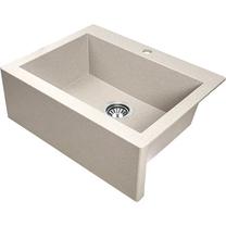 Virtuves izlietne Laveo Komodo SBK_410A, Beige, granīts, 58 cm x 49 cm x 19 cm, beige