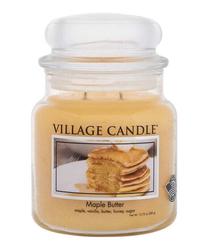 Свеча, ароматическая Village Candle Maple Butter, 105 час, 389 г, желтый цв.