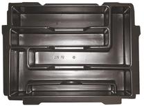 Įrankių dėžės įdėklas Makita MakPac, 39 cm x 28.5 cm x 6.5 cm, juoda sp.