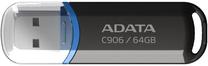 USB atmintinė A-Data C906, juoda sp./žydra sp., 64 GB