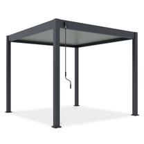 Pavėsinė Pergola Elegance, 309 x 256 cm, antracito sp./šviesiai pilka sp.