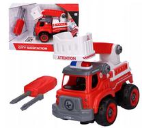 Žaislinis keltuvas Building Blocks City Sanitation 507104, raudona sp.