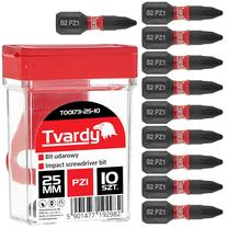 Набор битов для отверток Tvardy T00173-25-10, PZ1, 25 мм
