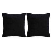 Dekoratīvs spilvens VLX Cushion Set, melna krās., 60 cm x 60 cm, 2 gab.