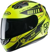 Мотоциклетный шлем Hjc CS15 Tarex, S, черный цв./желтый цв.