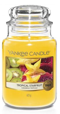 Svece, aromātiskā Yankee Candle, 150 h, dzeltena krās.