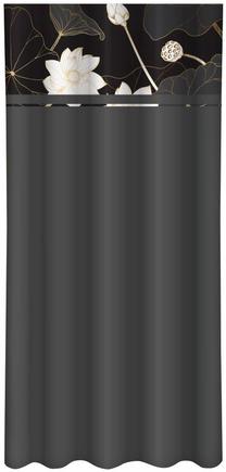Ночная штора Mariall ZMK-120, белый цв./графитовый цв./черный цв., 160 см x 270 см