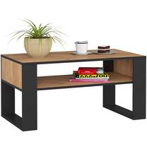Kavos staliukas Akord Domi, juoda sp./tamsaus ąžuolo sp., 92 cm x 53 cm x 45 cm