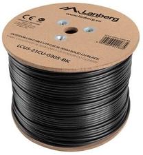 Провод Lanberg UTP Cat.5e, 305 м, черный цв.