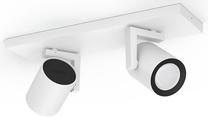 Nutivalgustus kohtvalgusti Philips Hue Argenta, GU10, 2 x 5.7 W, valge v. / valge v.