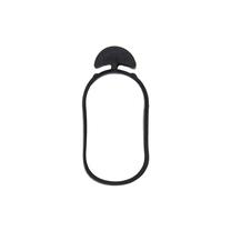 Augalų tvirtinimo žiedai Bradas Anchor Rubber Tie Epdm, 4 cm x 0.4 cm, 4 cm, guma, juoda sp.
