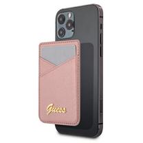 Futrālis, kartei Forever Wallet Saffiano, rozā krās.