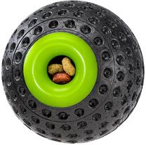 Žaislas šuniui, tąsymui Ferplast Chewa Boing Ball 86623099, 8 cm, Ø 8 cm, juoda sp./žalia sp.