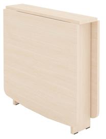 Valgomojo stalas išskleidžiamas DaVita, ąžuolo, 154 cm x 80 cm x 75 cm