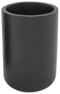 Стакан для зубных щеток Sepio Tokyo, черный цв., 9.8 см x 10.9 см x 9.8 см
