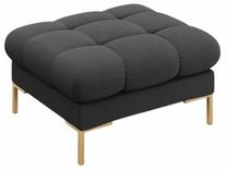 Pufas Cosmopolitan Design Bali Neve 97, tamsiai pilka sp., 60 cm x 60 cm x 41 cm