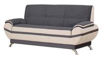 Sofa Bodzio Livonia 3, pilka sp./smėlio sp., 184 x 76 cm x 89 cm