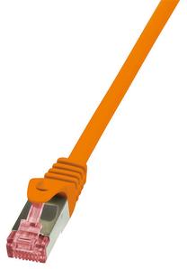 Провод Logilink Patch Cable Cat.6 S/FTP PIMF PrimeLine RJ-45 8P8C, RJ-45 8P8C, 1.5 м, oранжевый цв.