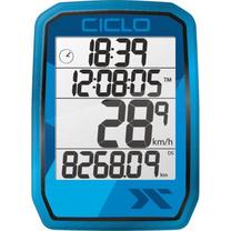 Dviračių kompiuteris Ciclosport Protos 205, plastikas, mėlyna sp.