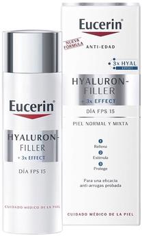 Veido kremas Eucerin Hyaluron-Filler SPF 15, 50 ml