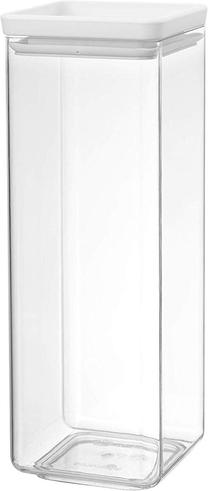 Lielapjoma produktu konteiners Brabantia, 2.5 l, caurspīdīga krās./balta krās.
