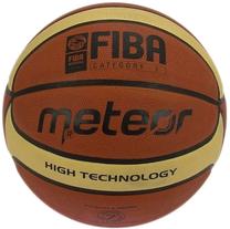 Баскетбольный мяч Meteor Cellular FIBA, 7 размер, коричневый цв.