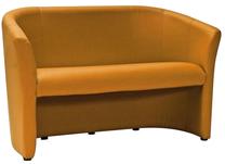 Sofa Modern TM-2, geltona sp., 126 x 60 cm x 76 cm