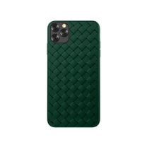 Telefono dėklas Devia Woven Pattern Design Soft Case For IPhone 11 Pro, žalia sp., Apple
