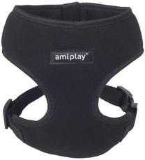 Petnešos šunims Amiplay Denver, juoda sp., 450 - 600 mm x 45 mm, 45-60