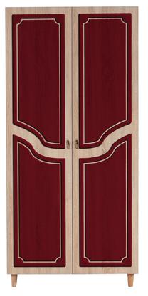 Spinta Kalune Design Stil 621, ruda sp./raudona sp., 90 cm x 52 cm x 192 cm