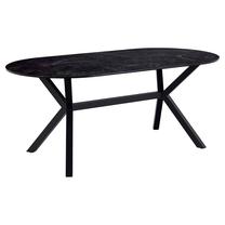 Stalas Laxey 20739, juoda sp., 180 cm x 90 cm x 74 cm