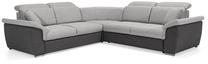 Kampinė sofa Federico Sawana 21, Sawana 05, pilka sp./tamsiai pilka sp., 268 x 268 cm x 102 cm