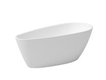 Vonia, laisvai pastatoma Besco Goya A-Line, 160 cm x 73 cm x 62 cm, aukso sp./balta sp.