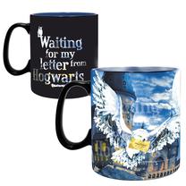 Krūzīte ABYstyle Harry Potter Letter, melna krās./daudzkrāsaina, 460 ml
