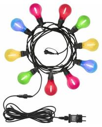 Lempučių girlianda Retlux Party Light, 4.5 m, įvairių spalvų, 10 LED