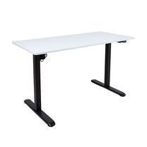 Datorgalds regulējams augstums Home4you Ergo Light K187081, 120 cm x 60 cm, 73 - 118 cm, balta krās./melna krās.